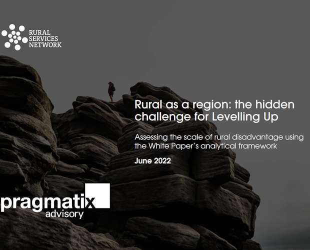 Rural as a region: the hidden challenge for Levelling Up